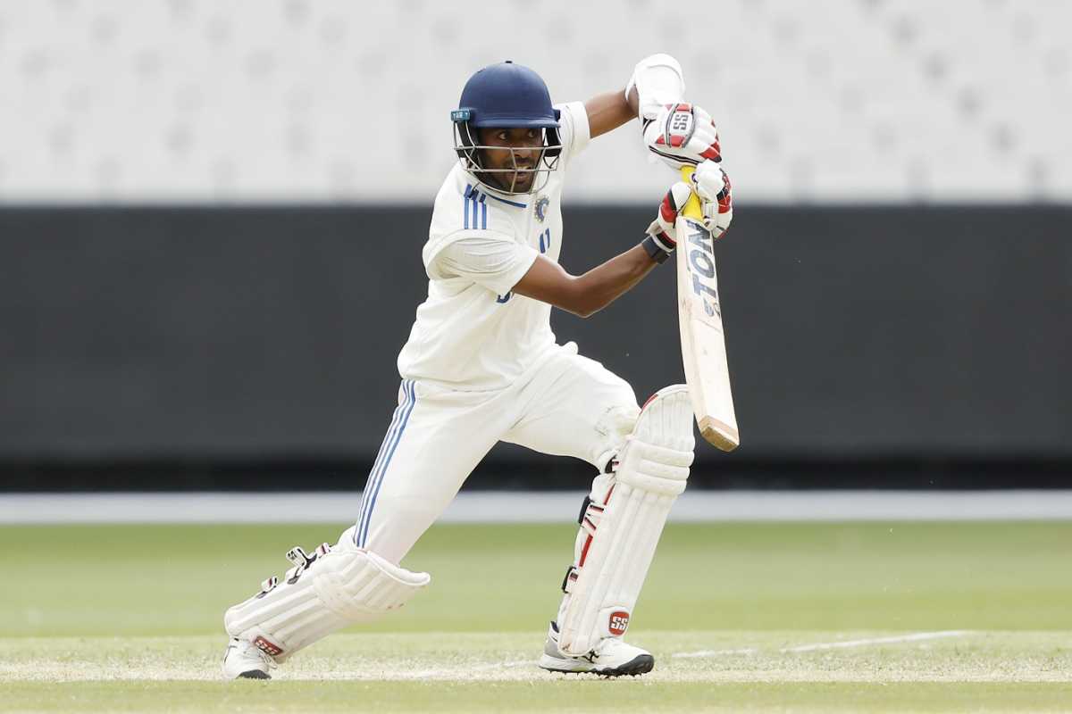 Abhimanyu Easwarn failed to score ahead of the Perth Test, Australia A vs India A, 2nd four-day game, MCG, November 8, 2024