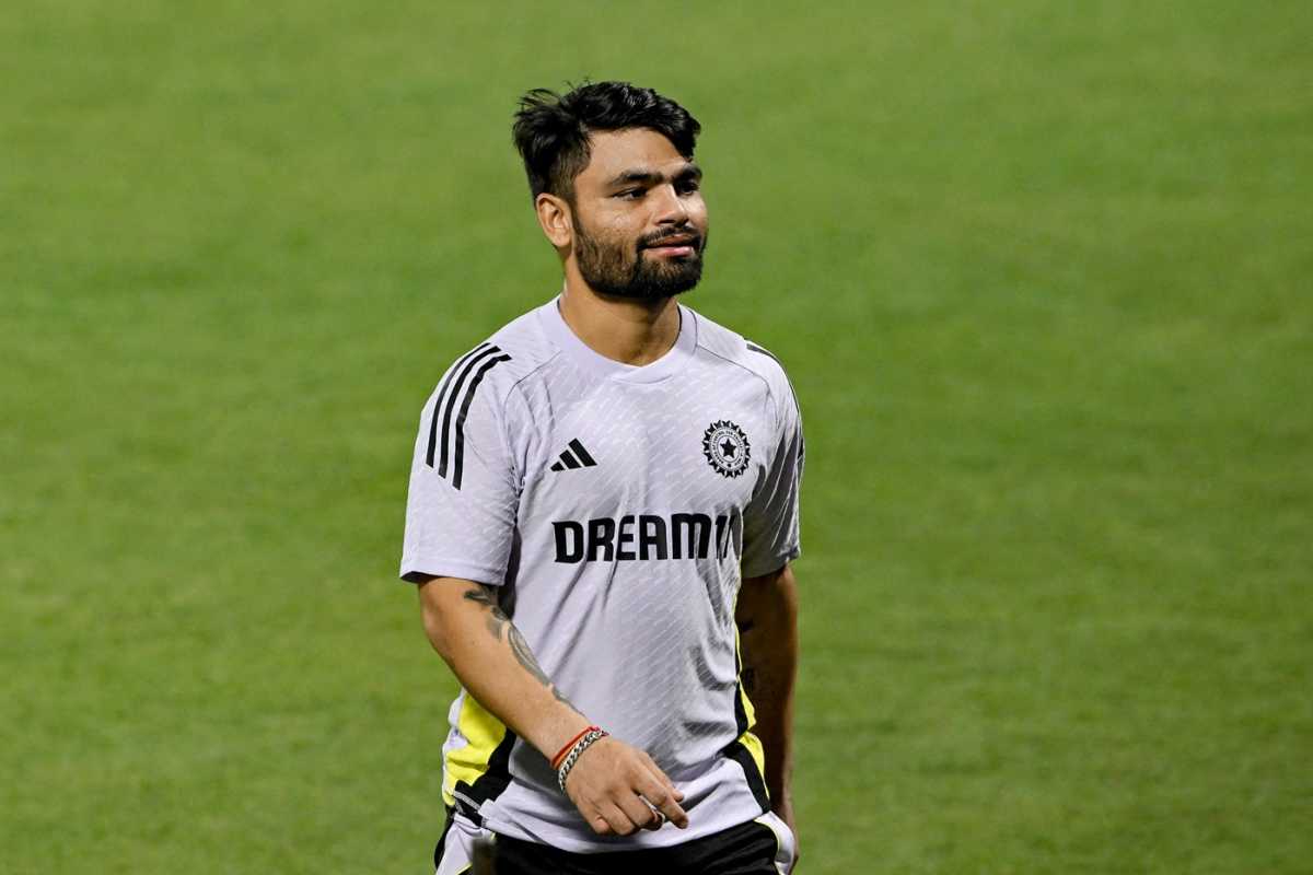 Rinku Singh gears up for a training session, Kolkata, January 19, 2025