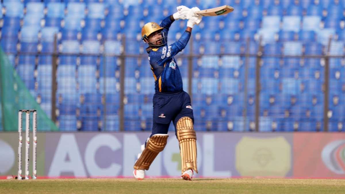 Litton Das led the Dhaka batting effort, Dhaka Capital vs Sylhet Strikers, BPL, Chattogram, January 20, 2025