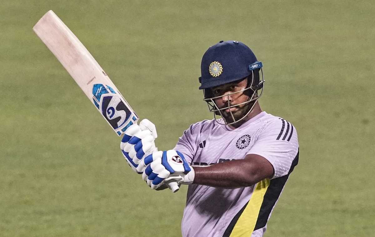 Sanju Samson prepares for the T20I series against England, Kolkata, January 21, 2025