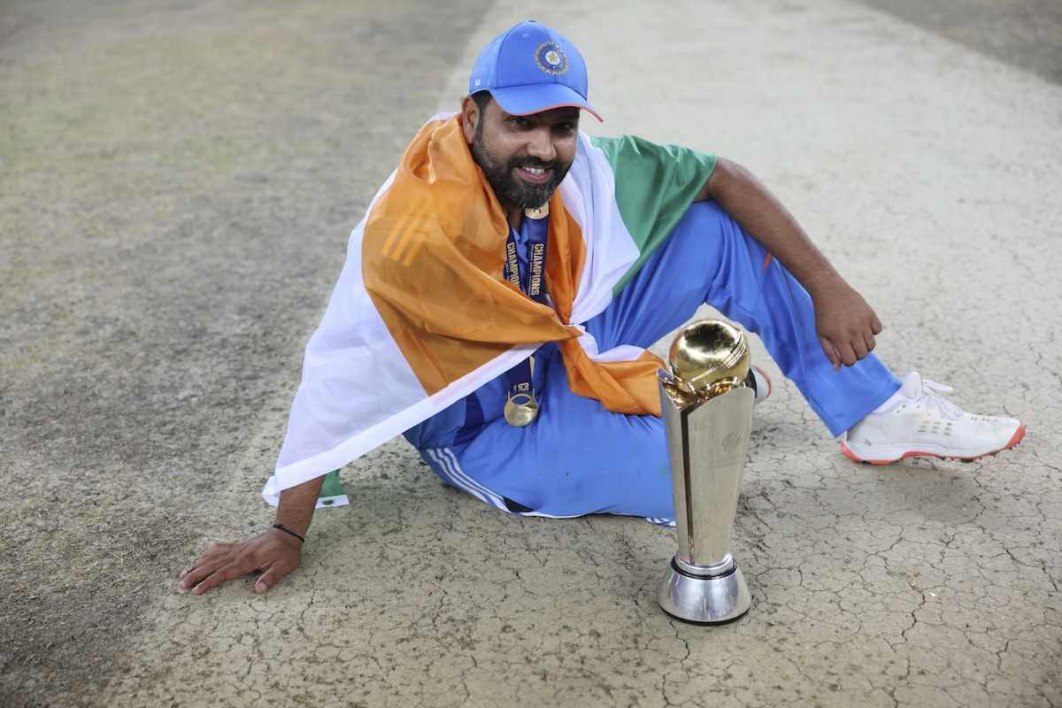 Rohit Sharma led India to another title, this time the Champions Trophy, India vs New Zealand, Champions Trophy final, Dubai, March 9, 2025