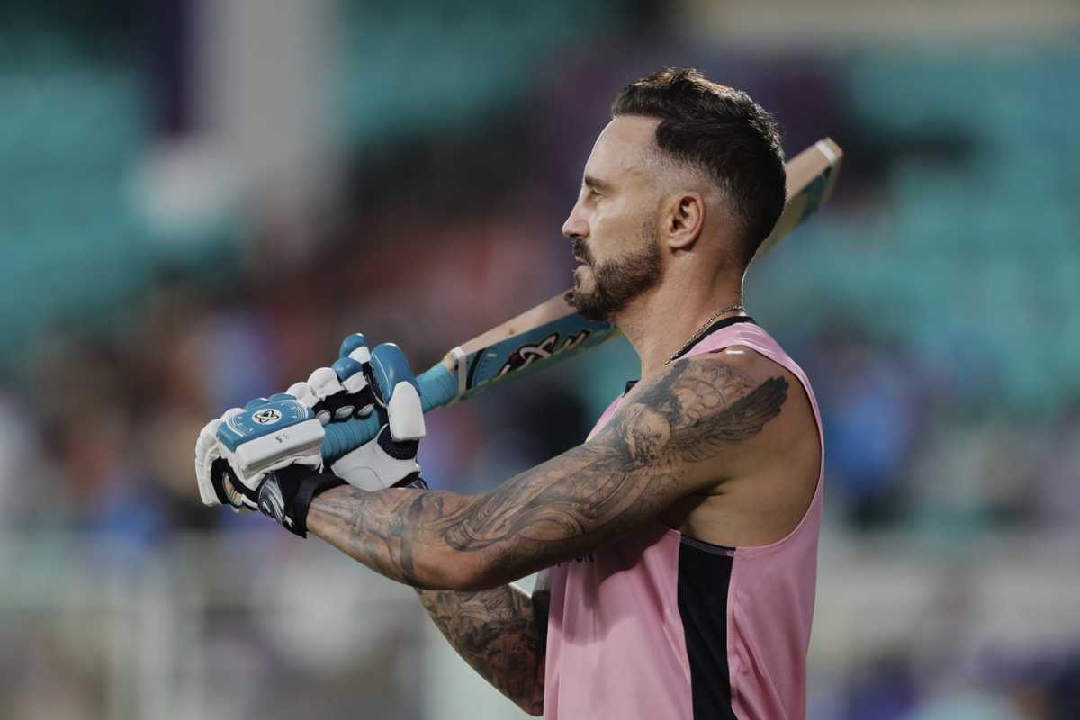 Faf du Plessis gears up for the season opener for his new IPL side, Delhi Capitals vs Lucknow Super Giants, IPL 2025, Visakhapatnam, March 24, 2025