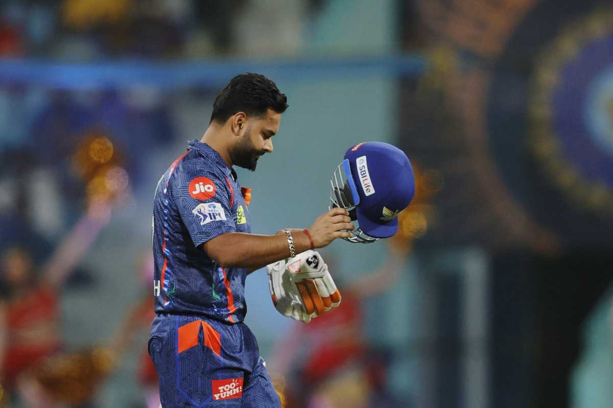 Rishabh Pant's torrid start to the season continued, Lucknow Super Giants vs Punjab Kings, IPL, Lucknow, April 1, 2025