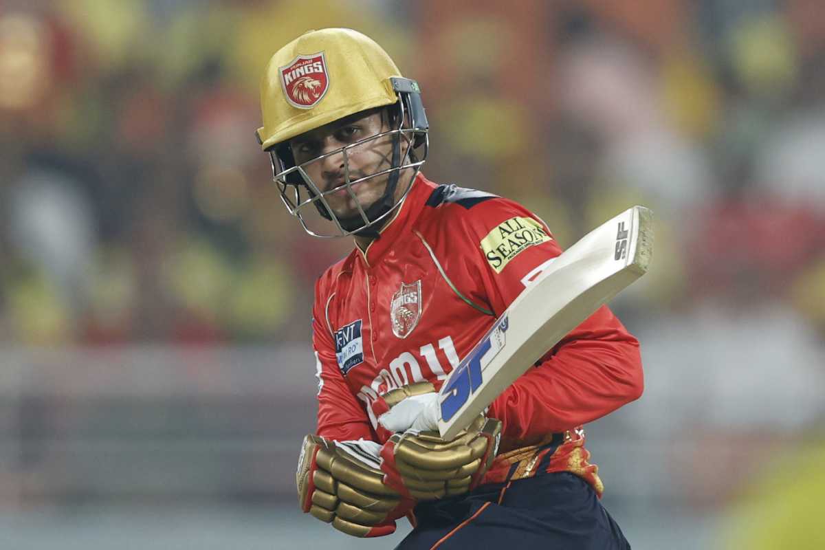 Priyansh Arya reached his hundred in the 13th over, Punjab Kings vs Chennai Super Kings, IPL 2025, Mullanpur, April 8, 2025
