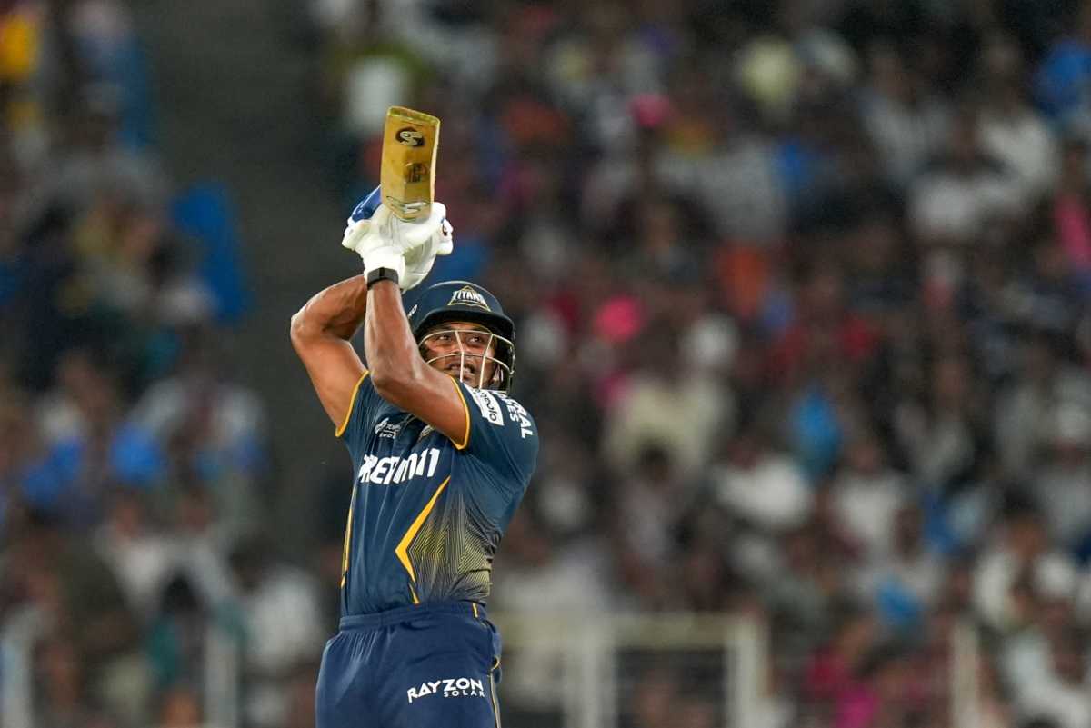 Sai Sudharsan played his shots from the get-go, Gujarat Titans vs Rajasthan Royals, IPL 2025, Ahmedabad, April 9, 2025