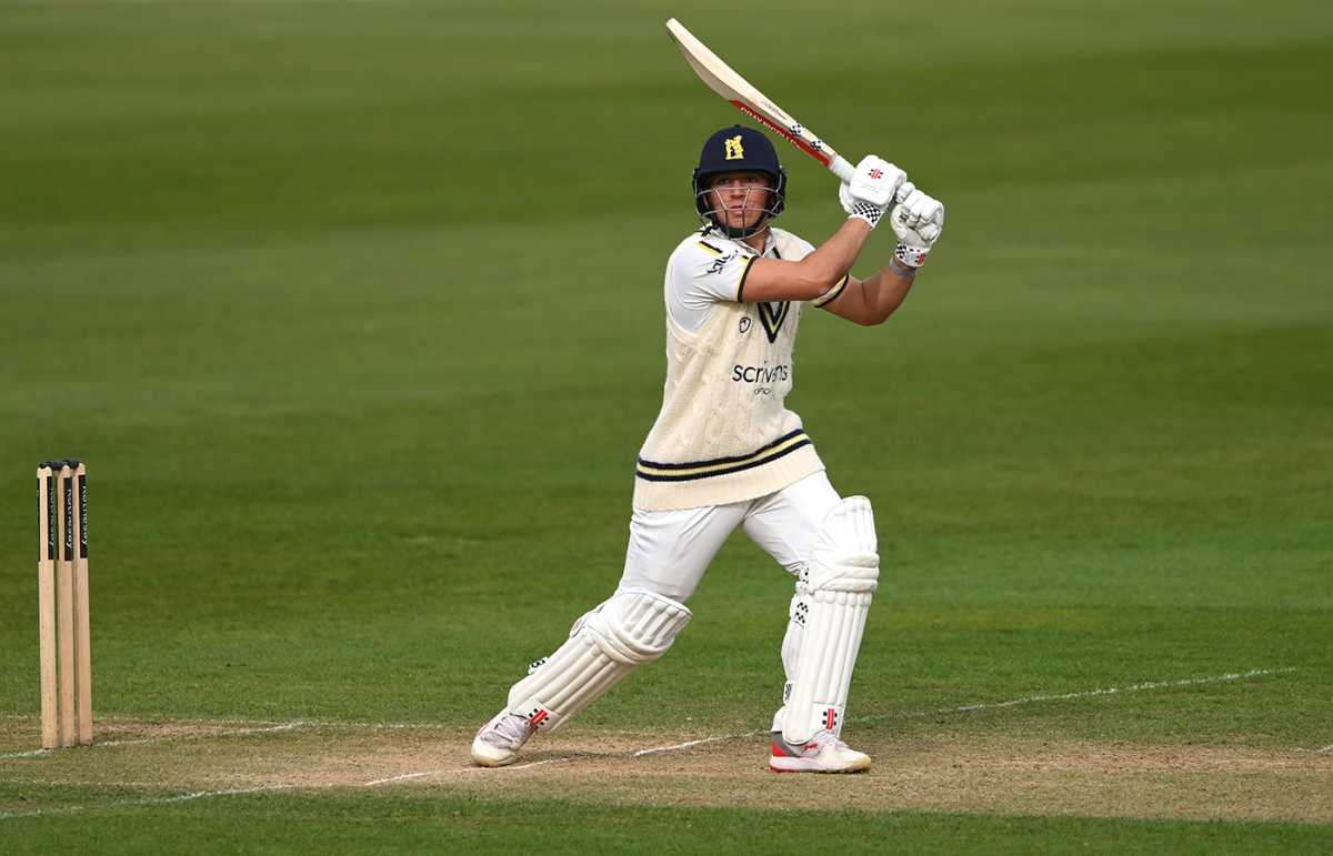 Kai Smith notched a half-century in his second appearance, Durham vs Warwickshire, Chester-le-Street, County Championship, April 12, 2025