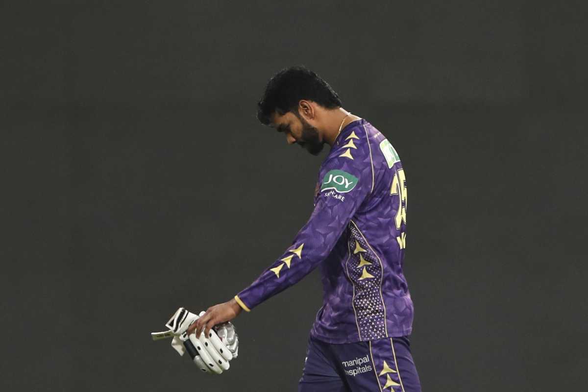 Venkatesh Iyer and KKR had a tough night, Punjab Kings vs Kolkata Knight Riders, IPL 2025, Mullanpur, April 15, 2025