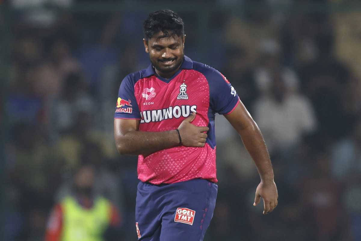 Sanju Samson holds his side, Delhi Capitals vs Rajasthan Royals, IPL 2025, Delhi, April 16, 2025