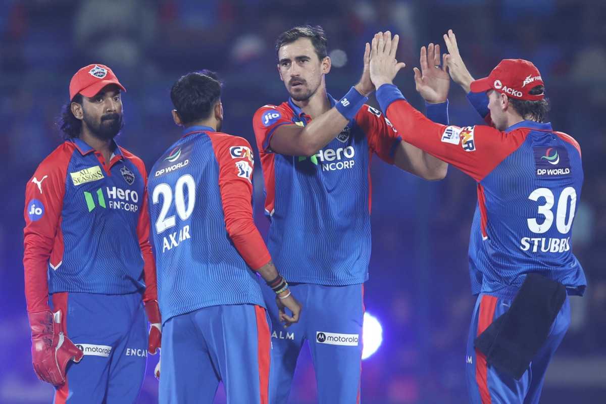Mitchell Starc bowled reverse-swinging yorkers at the death, Delhi Capitals vs Rajasthan Royals, IPL 2025, Delhi, April 16, 2025