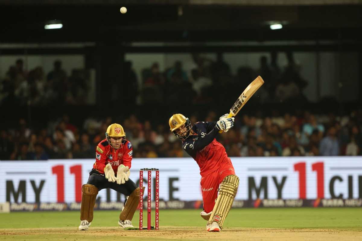 Rajat Patidar became the third fastest Indian, by balls faced, to 1000 IPL runs, Royal Challengers Bengaluru vs Punjab Kings, IPL 2025, Bengaluru, April 18, 2025