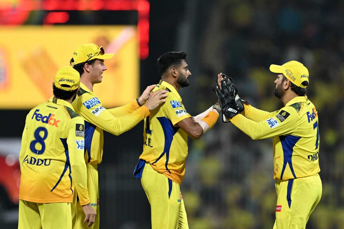 Khaleel Ahmed struck in the first over, Chennai Super Kings vs Sunrisers Hyderabad, IPL 2025, Chennai, April 25, 2025