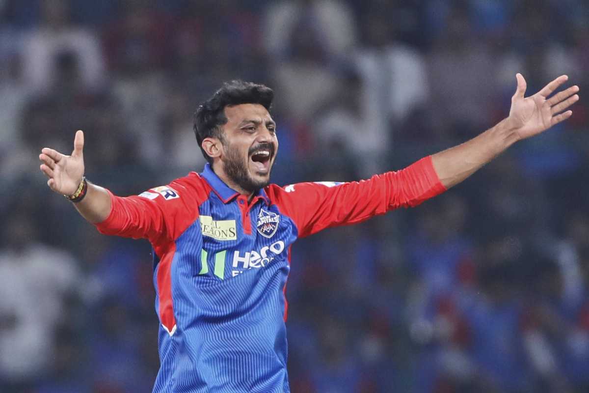 Axar Patel had a fruitful outing with the ball, Delhi Capitals vs Kolkata Knight Riders, IPL 2025, Delhi, April 29, 2025