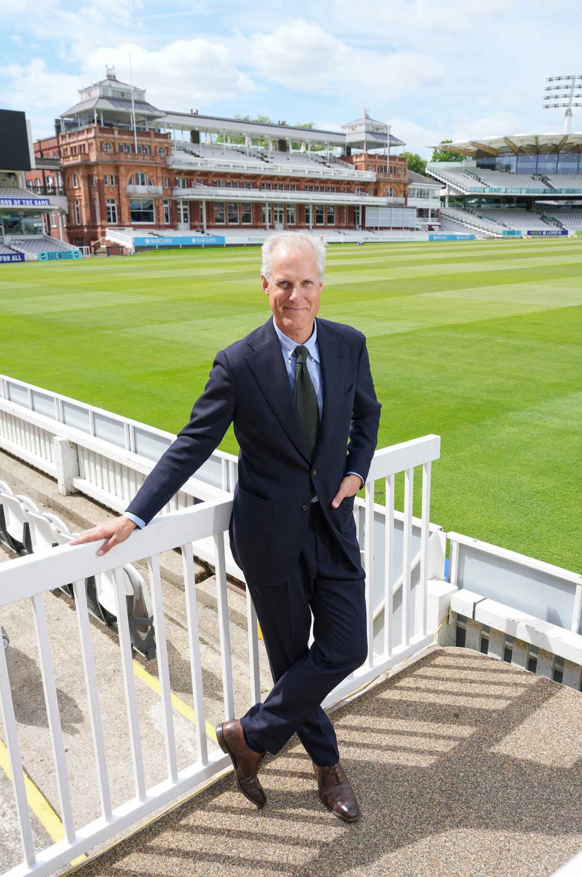Incoming MCC President Ed Smith, Lord's, May 7, 2025