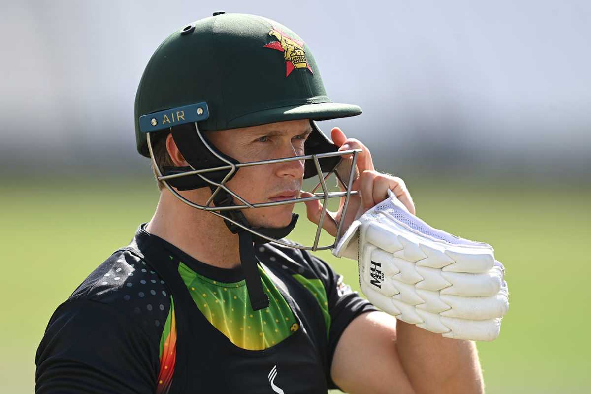 Ben Curran waits to bat in the Zimbabwe nets, England vs Zimbabwe, Trent Bridge, May 20, 2025