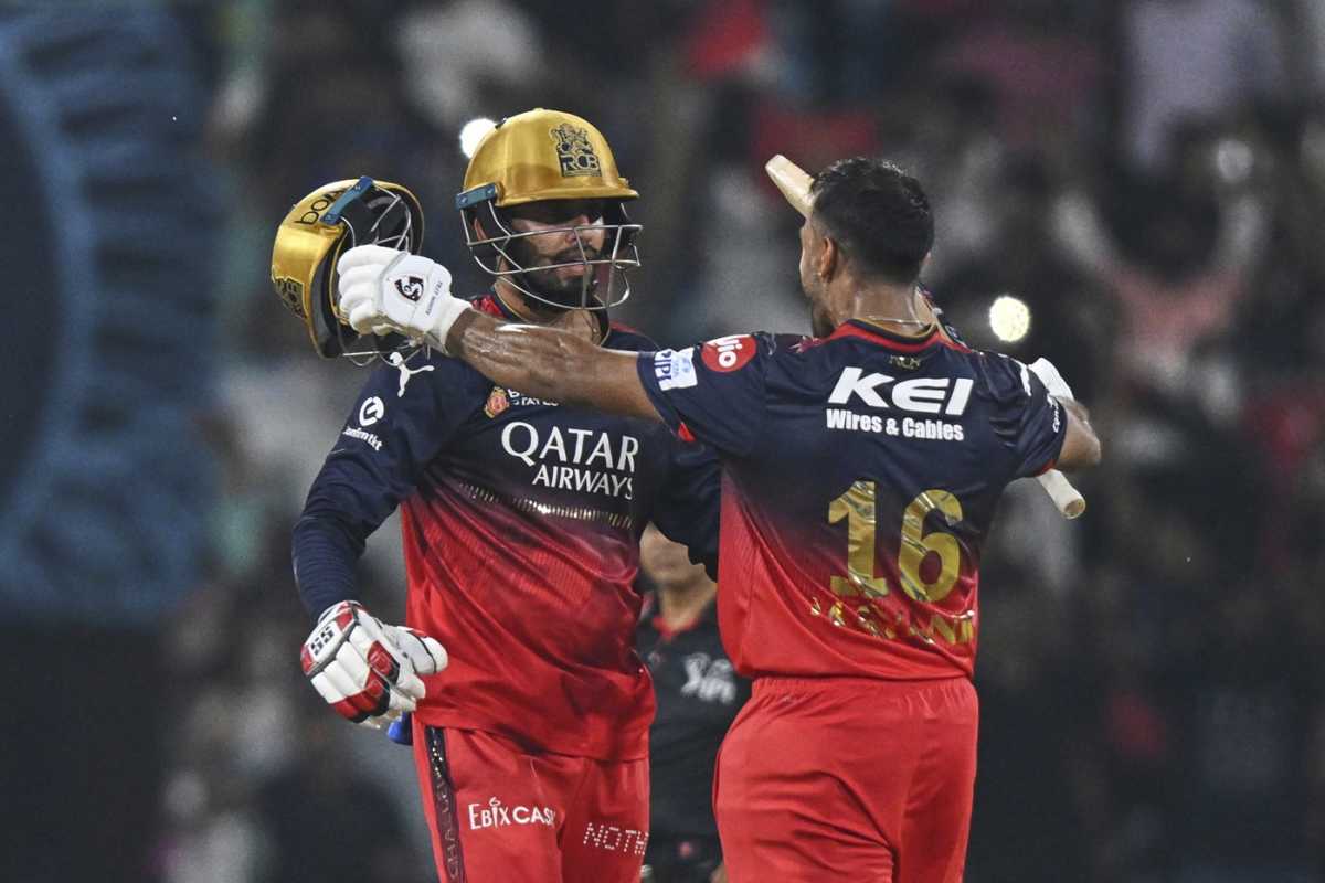 Jitesh Sharma and Mayank Agarwal stitched a match-winning 107 in just 45 balls, Lucknow Super Giants vs Royal Challengers Bengaluru, IPL 2025, Lucknow, May 27, 2025
