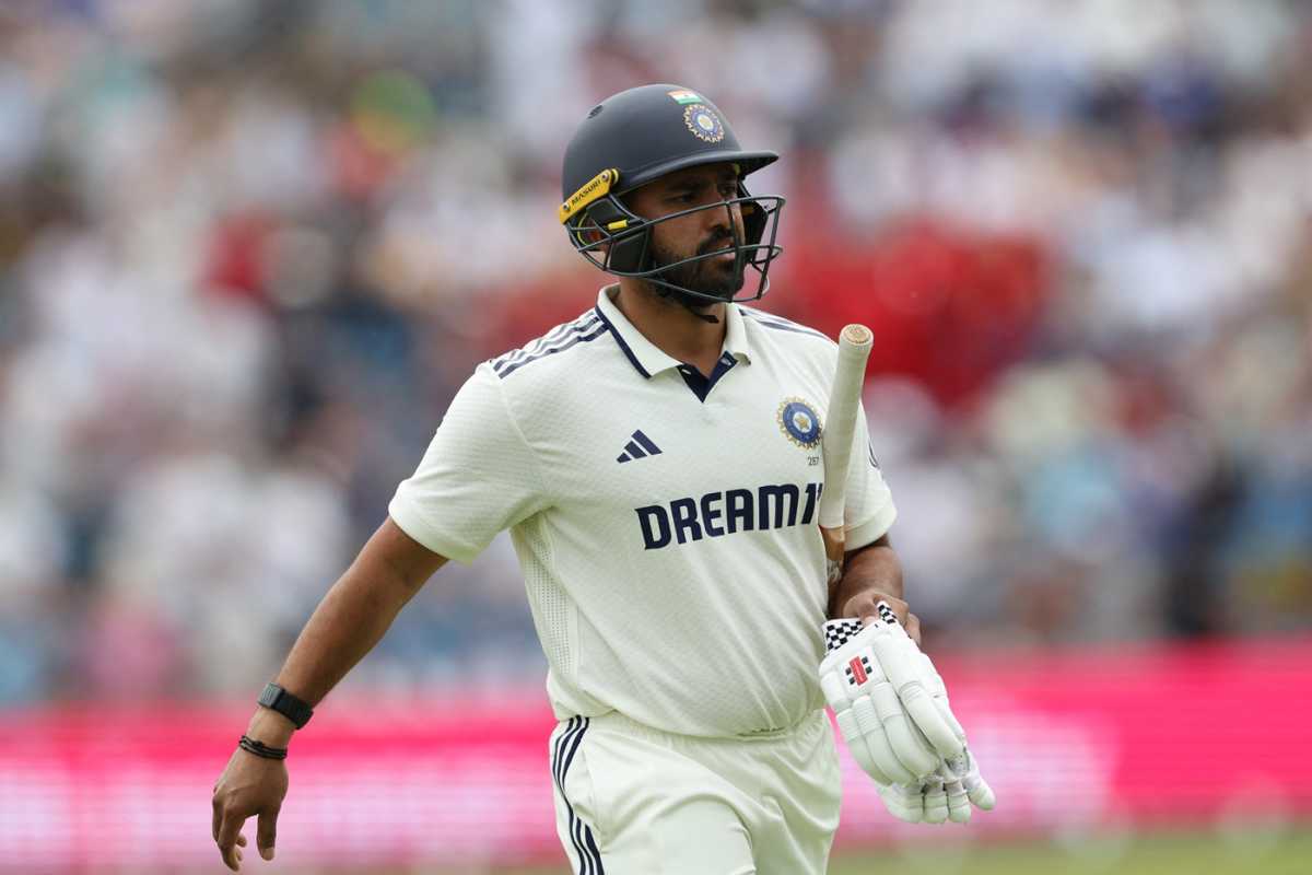 Karun Nair departed for a duck on Test return, England vs India, 1st Test, Leeds, Day 2, June 21, 2025