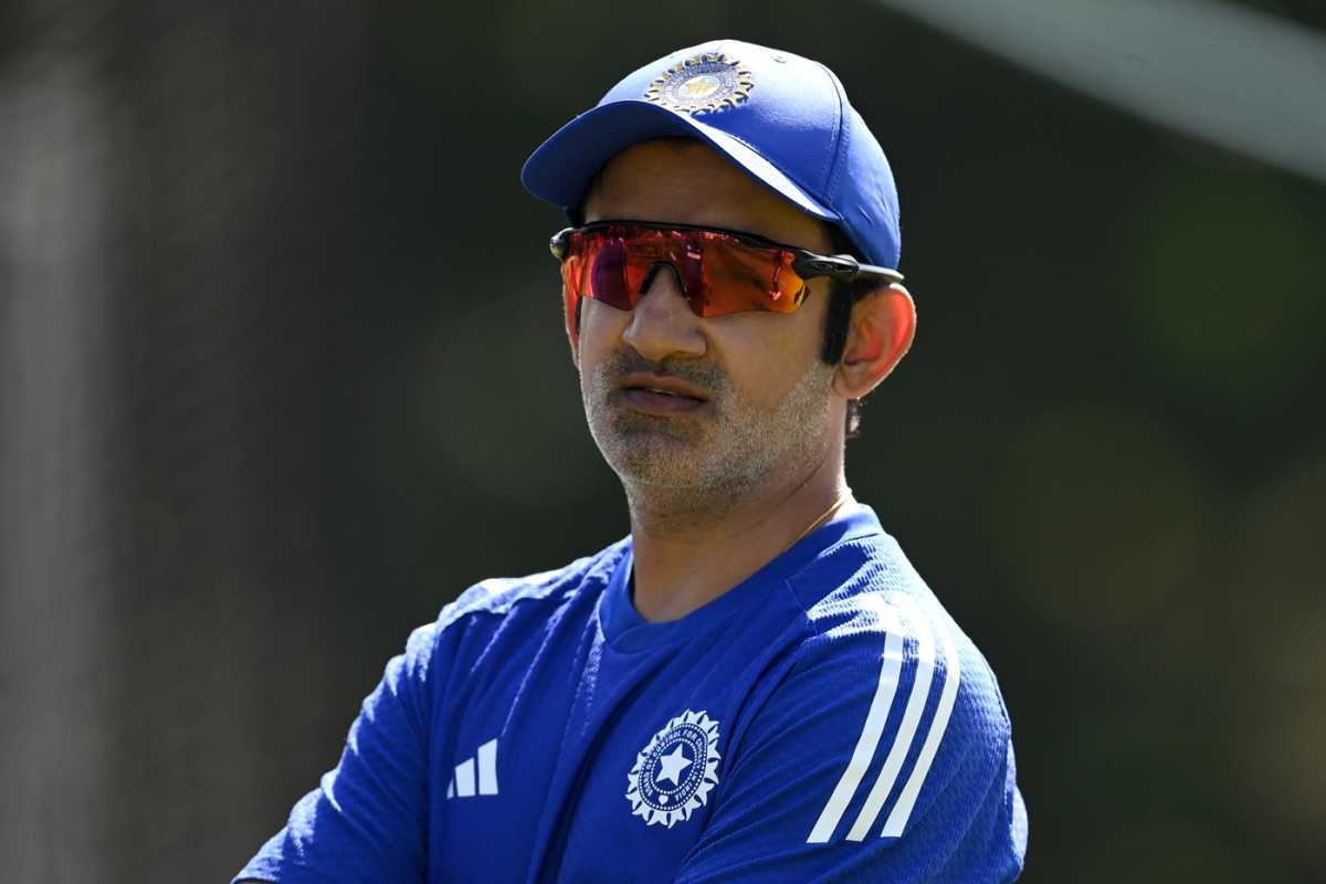 Gautam Gambhir oversees India's training session, Birmingham, June 30, 2025