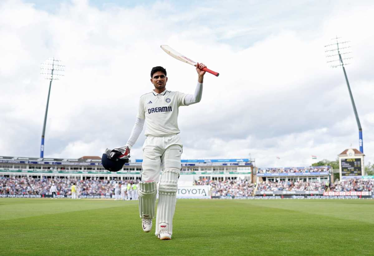 Shubman Gill walks off after a majestic 161, England vs India, 2nd Test, Birmingham, 4th day, July 5, 2025