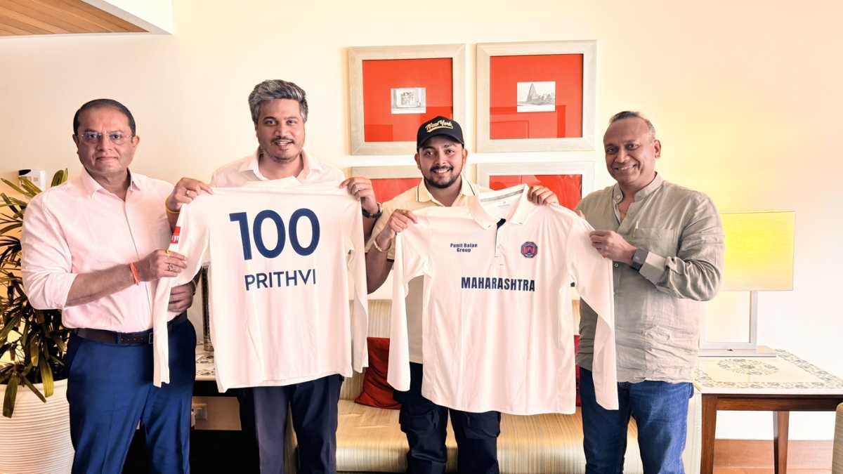 Prithvi Shaw will play for Maharashtra in the 2025-26 domestic season