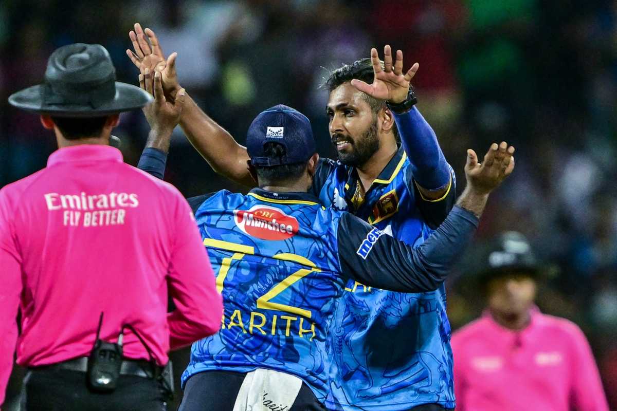 Nuwan Thushara returned the key wicket of Tanzid Hasan, Sri Lanka vs Bangladesh, 1st T20I, Pallekele, July 10, 2025