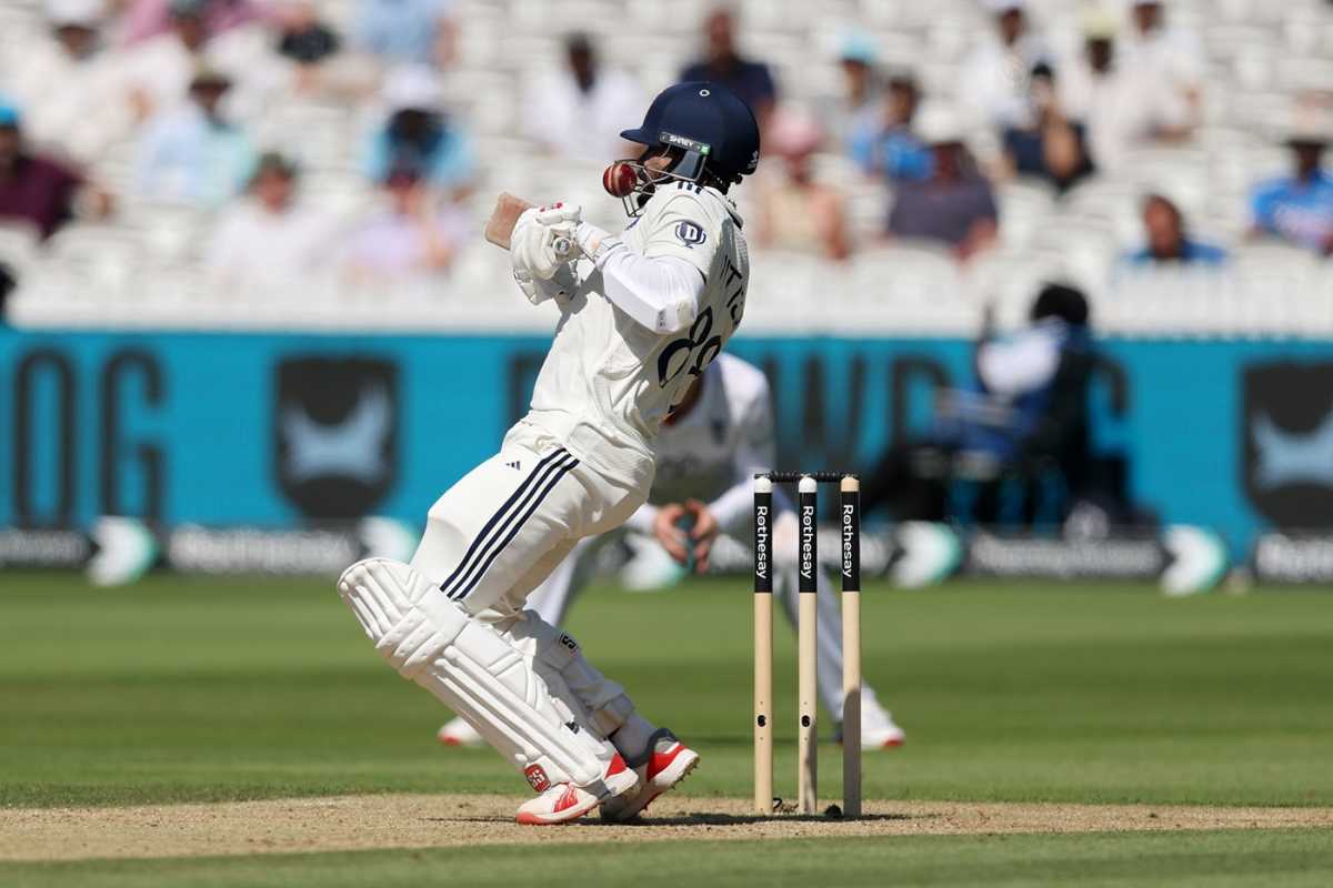 Nitish Kumar Reddy was smacked on the helmet by a short ball, England vs India, 3rd Test, Lord's, London, 3rd day, July 12, 2025