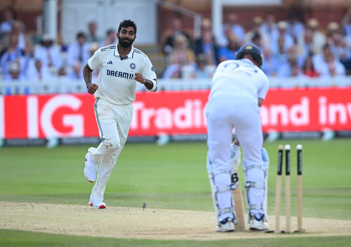 Jasprit Bumrah knocked Brydon Carse over with a yorker, England vs India, 3rd Test, Lord's, 4th day, July 13, 2025