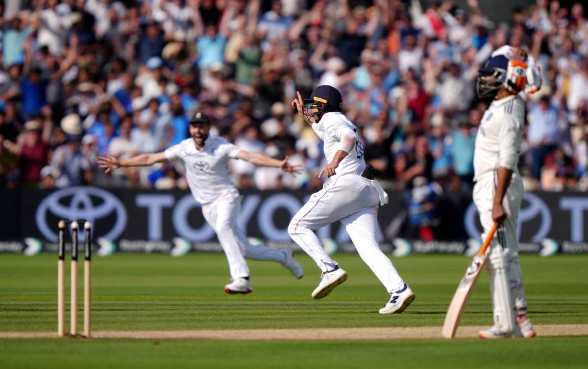 Joe Root celebrates England's victory, England vs India, 3rd Test, Lord's, London, Day 5, July 14, 2025