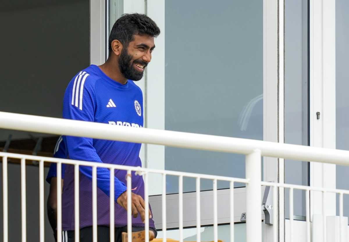 Jasprit Bumrah arrives for training, Beckenham, July 17, 2025 