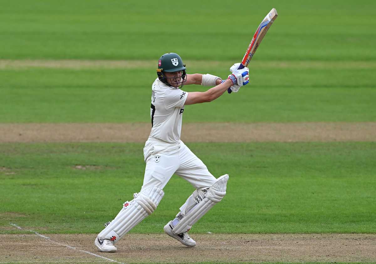 Ethan Brookes made a battling half-century, Warwickshire vs Worcestershire, County Championship, Division One, Edgbaston, July 22, 2025