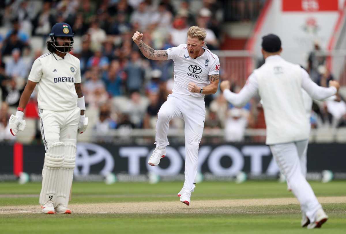 Ben Stokes trapped KL Rahul lbw, England vs India, 4th Test, Manchester, 5th day, July 27, 2025