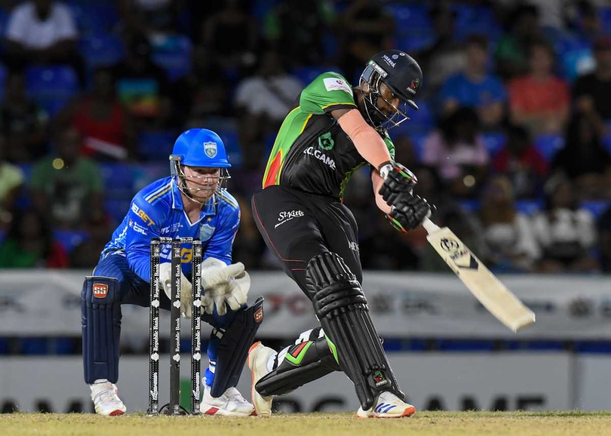 Navin Bidaisee couldn't take his team all the way, St Kitts and Nevis Patriots vs St Lucia Kings, Basseterre, CPL, August 19, 2025