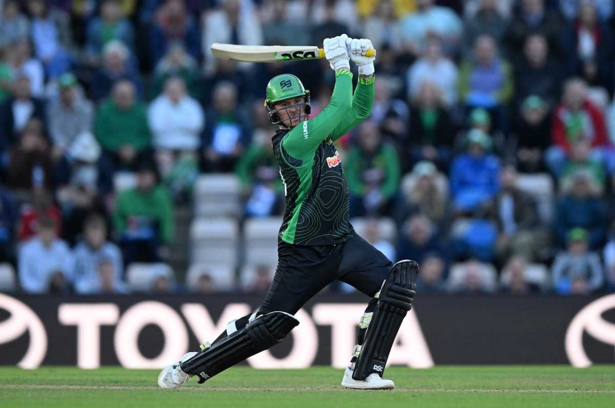 Jason Roy top scored with 70 off 39, Southern Brave vs Welsh Fire, Utilita Bowl, The Hundred men's competition, August 28, 2025