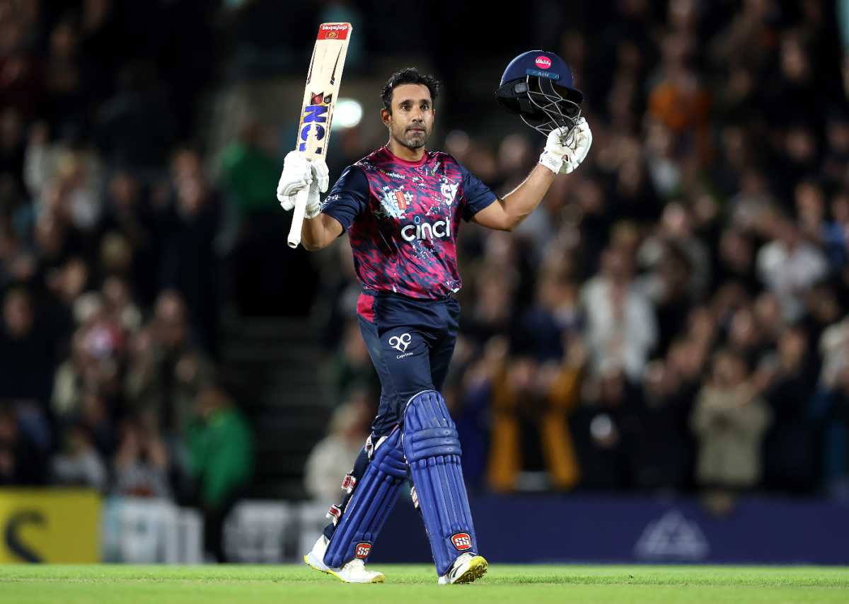 Ravi Bopara powered Northants with 105 not out from 46 balls, Surrey vs Northamptonshire, Vitality Blast, quarter-final, The Oval, September 3, 2025