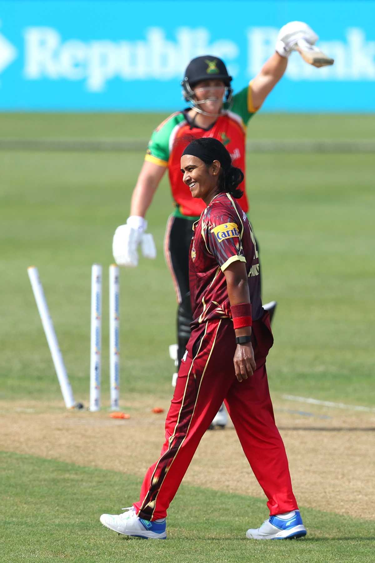 Shikha Pandey took one wicket, Guyana Amazon Warriors Women vs Trinbago Knight Riders Women, WCPL 2025, Providence, September 6, 2025