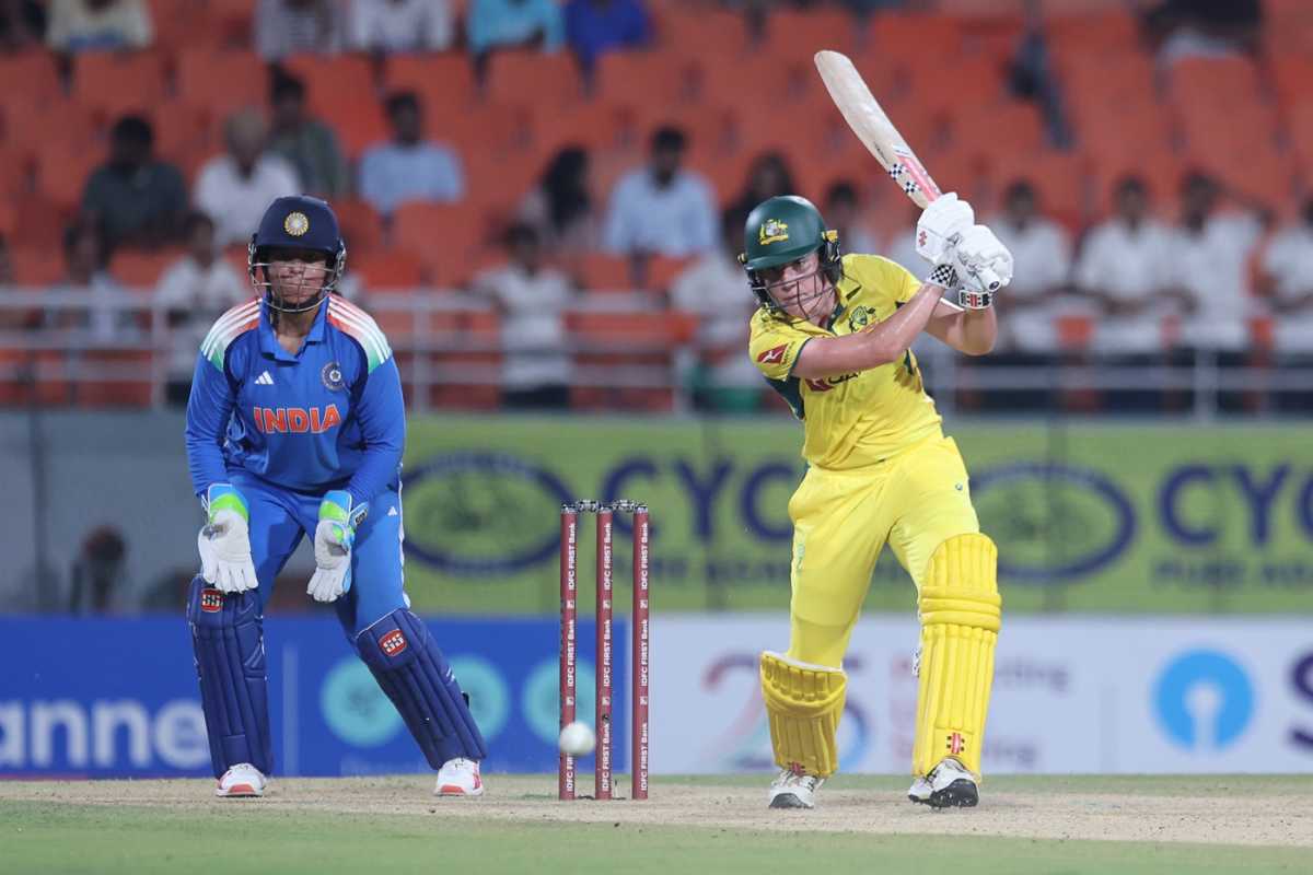 Annabel Sutherland kept throwing punches, India vs Australia, 2nd women's ODI, New Chandigarh, September 17, 2025