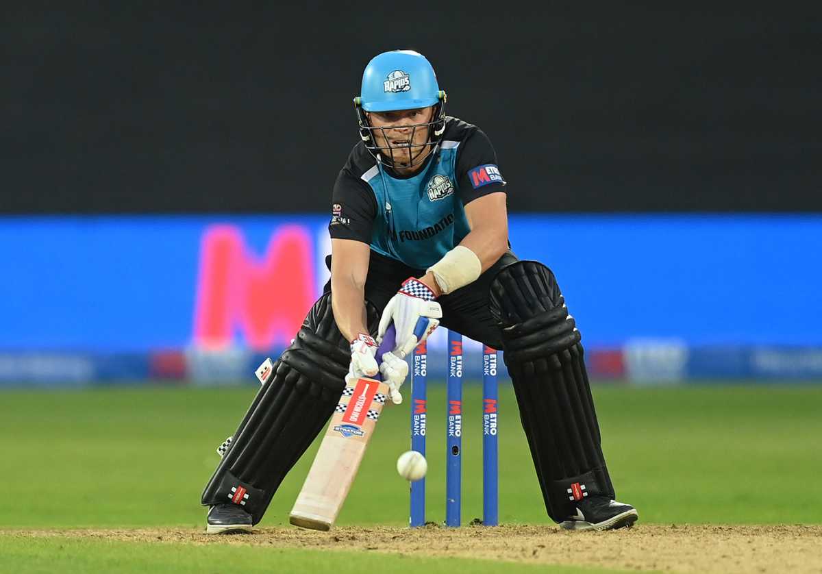 Ethan Brookes' 57 off 34 balls was crucial in the chase, Metro Bank One-Day Cup final, Trent Bridge, September 20, 2025