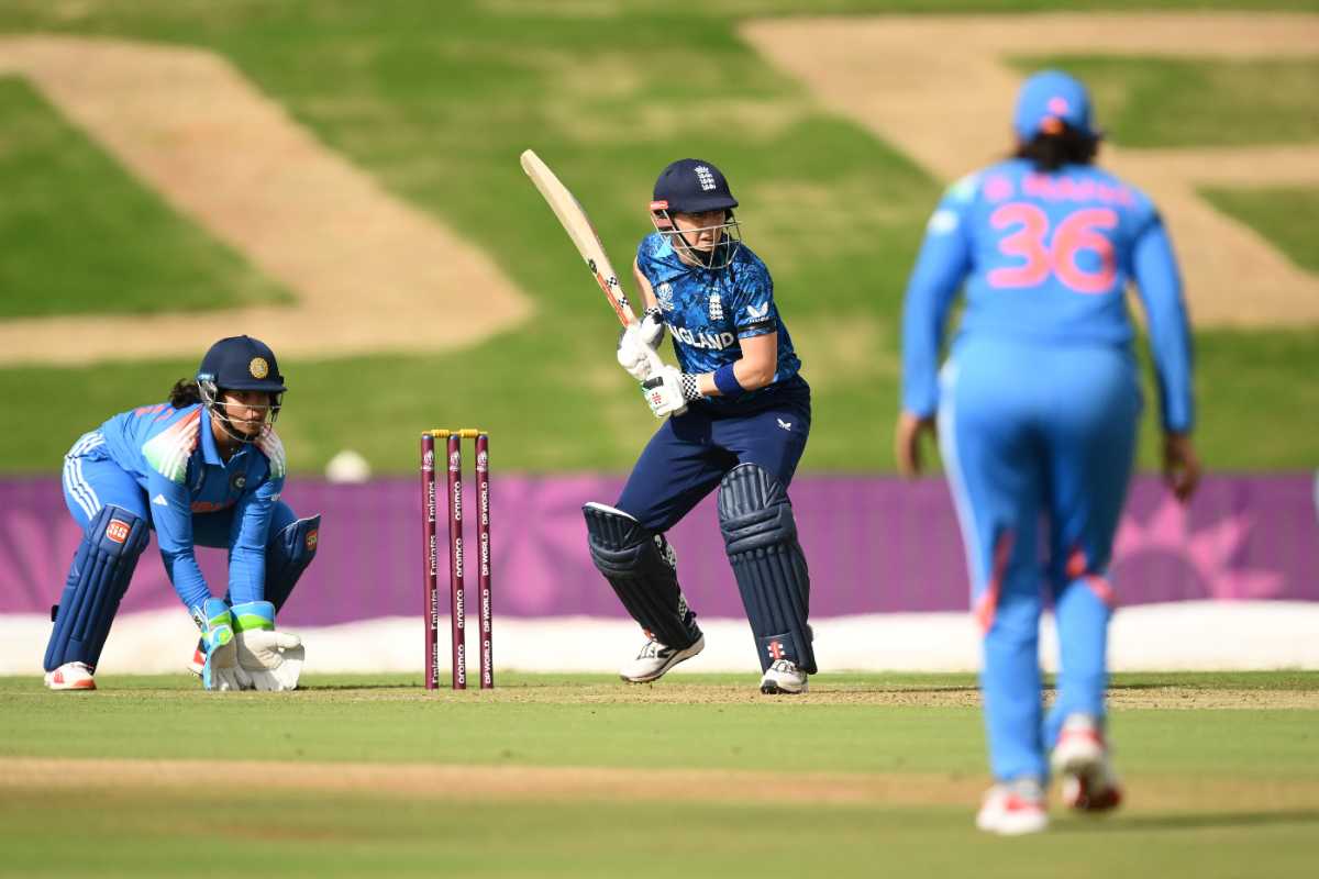 Heather Knight made 37 against India as she continued her comeback from a hamstring injury