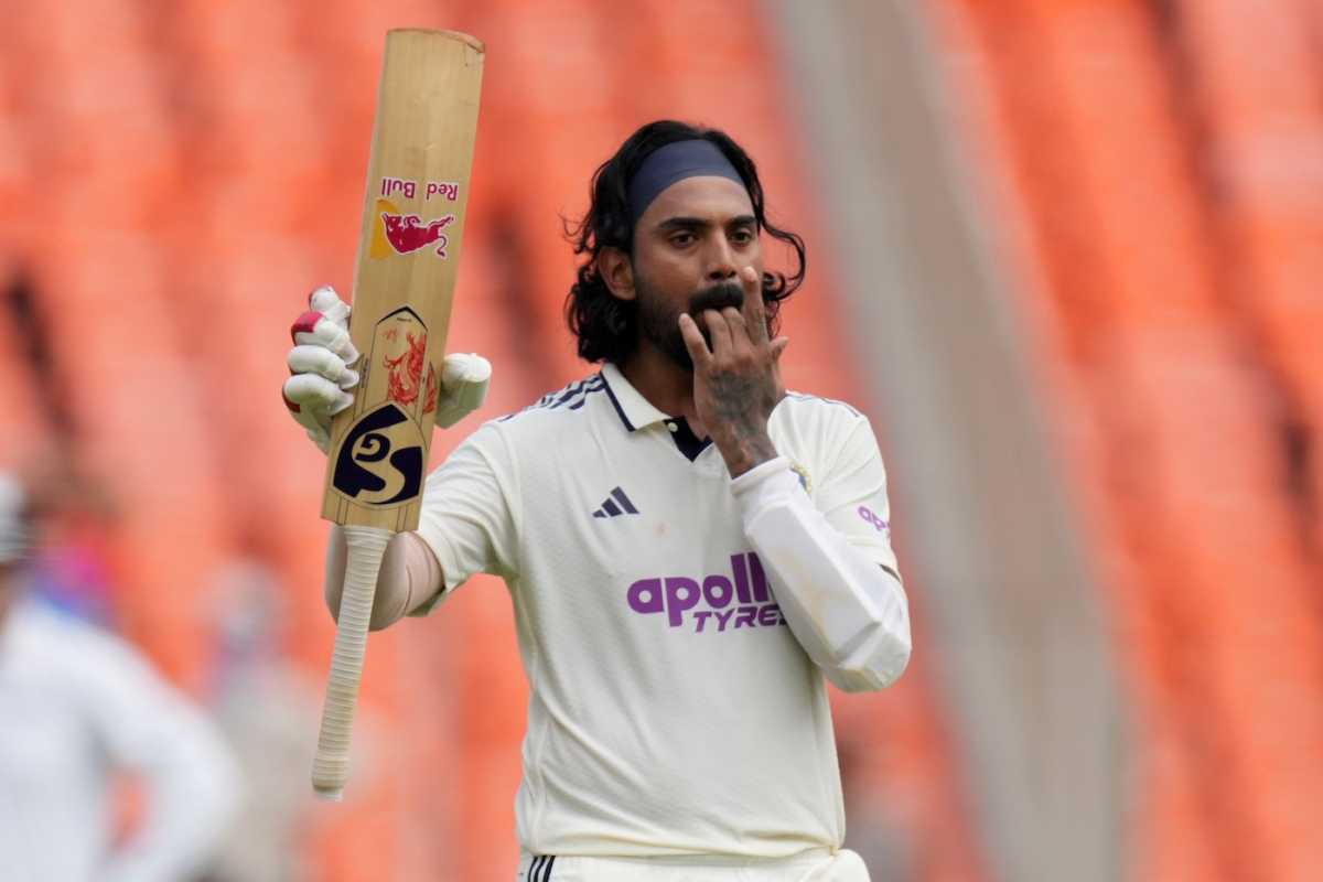 KL Rahul brought out a new celebration, India vs West Indies, 1st Test, Ahmedabad, 2nd day, October 3, 2025