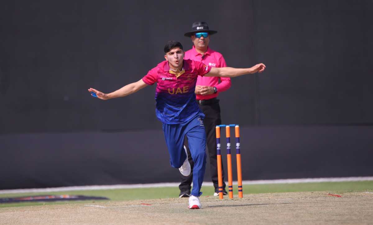Muhammad Rohid picked up two wickets, UAE vs Qatar, ICC Men's T20 World Cup Asia & EAP Qualifier, Al Amerat, October 8, 2025