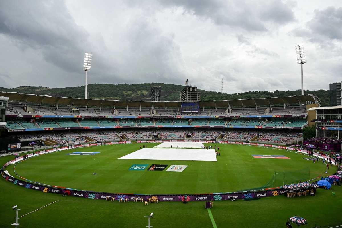 Rains may have stopped the start of play in Navi Mumbai, but visual beauty was not lost in the process, India vs Bangladesh, Women's World Cup 2025, Navi Mumbai, October 26, 2025