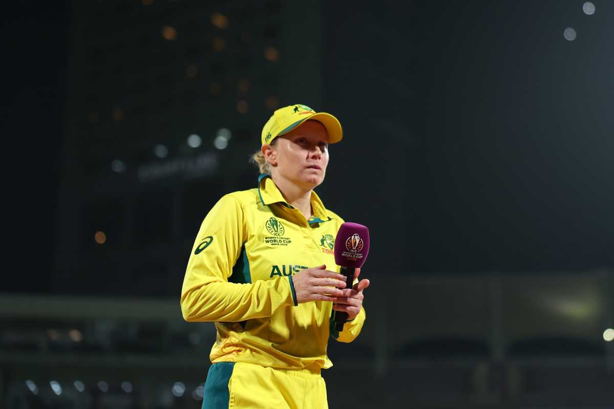 Alyssa Healy confirmed that this was her last ODI World Cup, India vs Australia, Women's World Cup semi-final, Navi Mumbai, October 30, 2025
