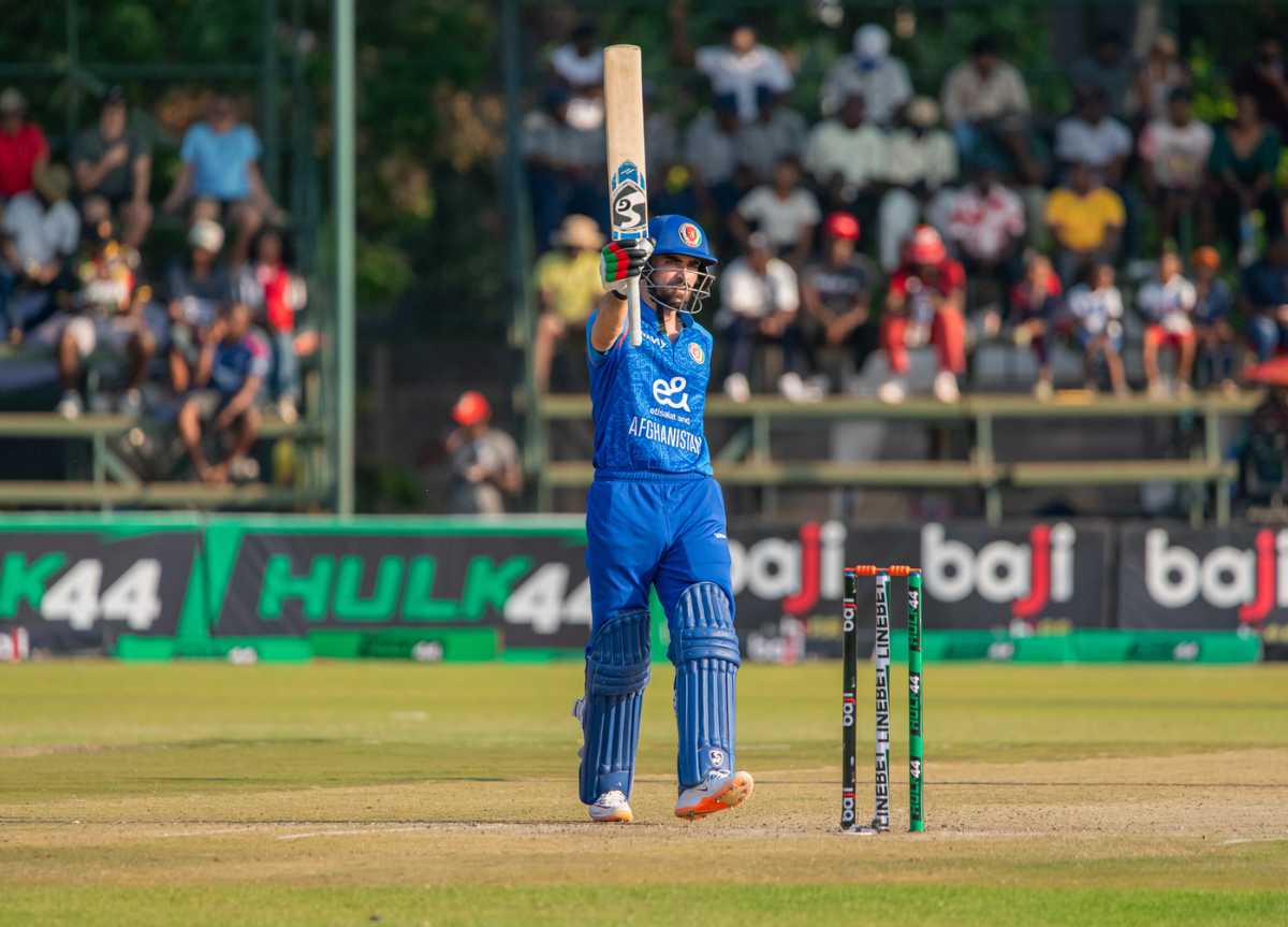 Ibrahim Zadran guided Afghanistan through an easy chase, Zimbabwe vs Afghanistan, 2nd T20I, Harare, October 31, 2025