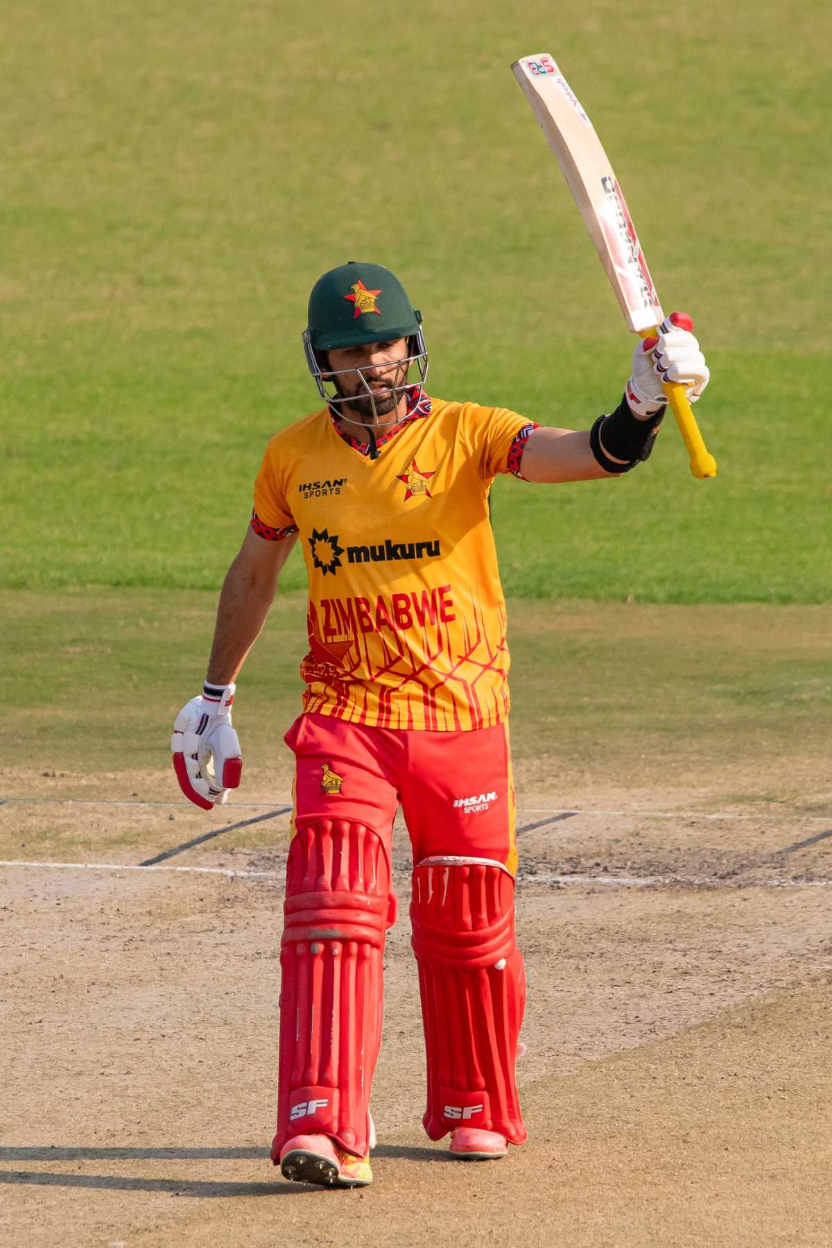 Sikandar Raza made 51 in 29 balls, Zimbabwe vs Afghanistan, 3rd T20I, Harare, November 2, 2025