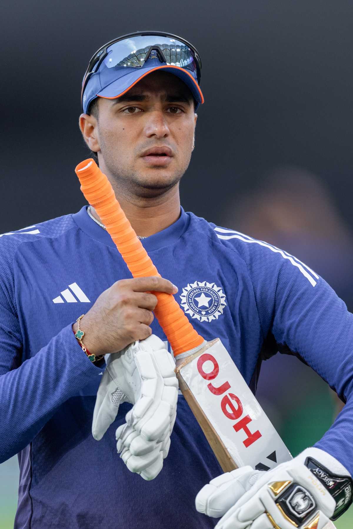 Abhishek Sharma walks out for a hit before the game, Australia vs India, 4th T20I, Gold Coast, November 6, 2025