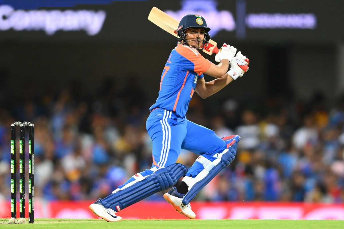 Shubman Gill gave India a rapid start, Australia vs India, 5th T20I, Brisbane, November 8, 2025