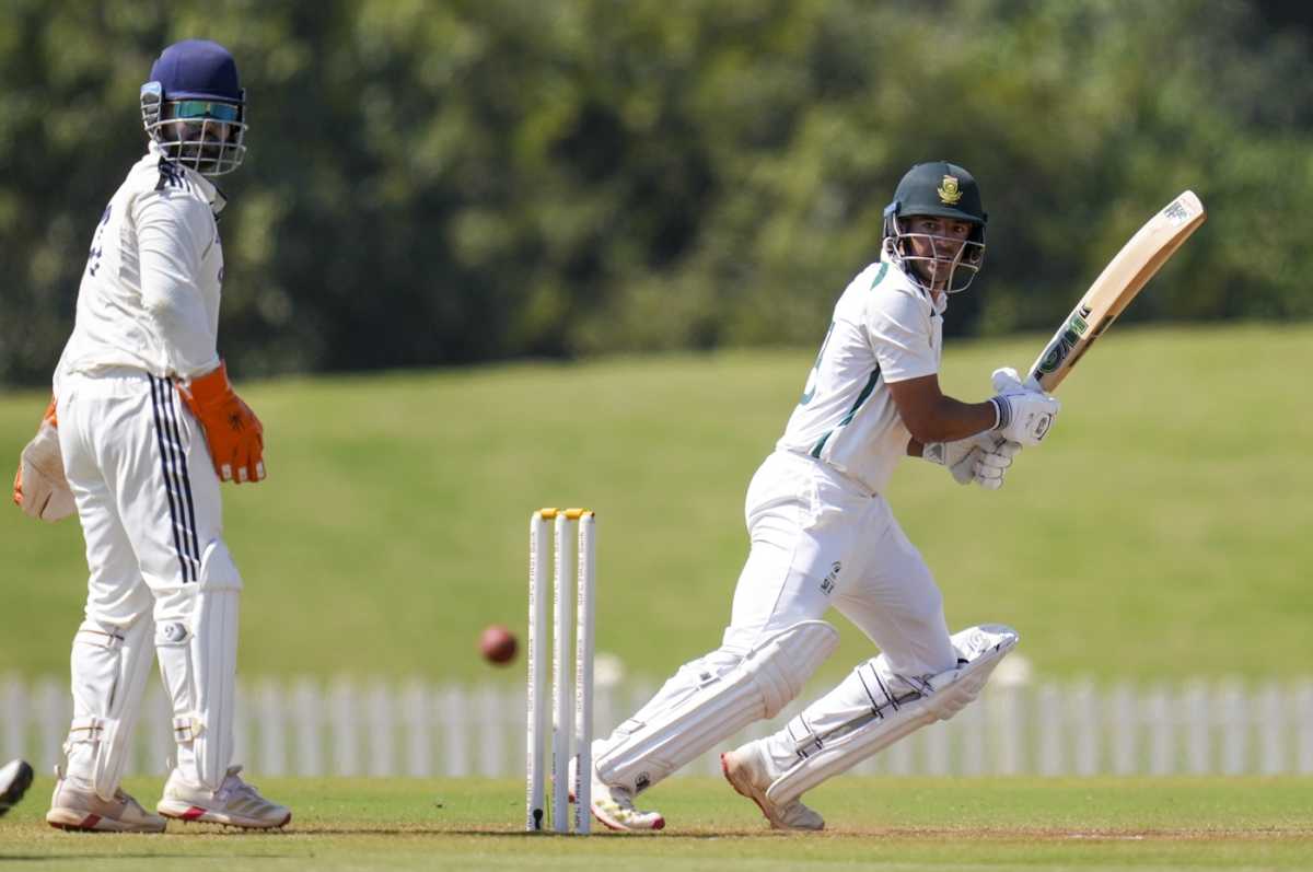 Zubayr Hamza starred with 77, India A vs South Africa A, 2nd unofficial Test, 4th day, Bengaluru, November 9, 2025
