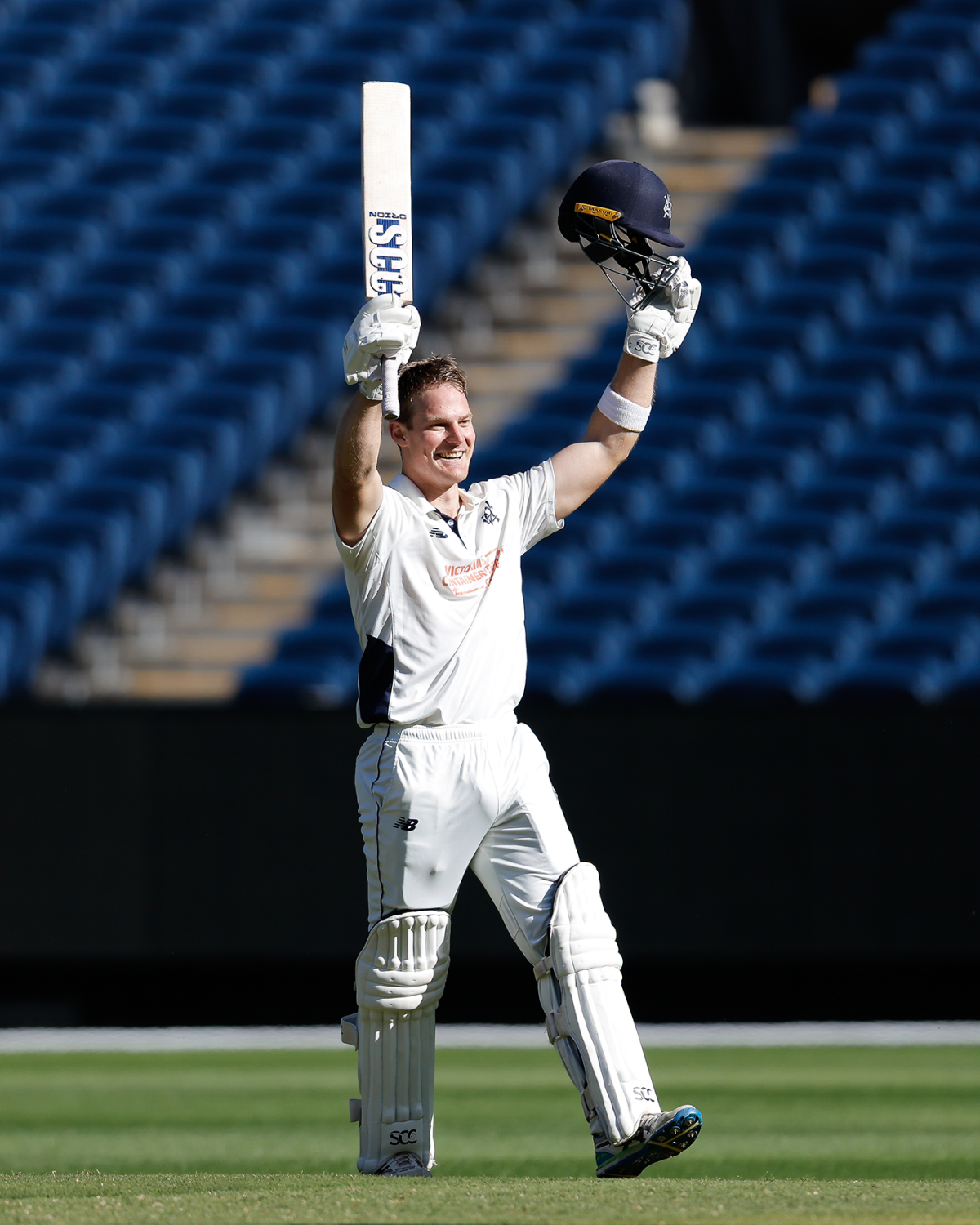 Blake Macdonald scored his maiden first-class century, Victoria vs Western Australia, Sheffield Shield, MCG, December 7, 2025