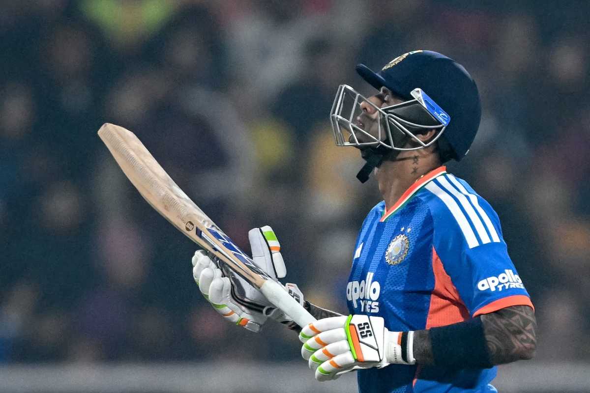 Suryakumar Tadav walks back, India vs South Africa, 2nd T20I, New Chandigarh, December 11, 2025