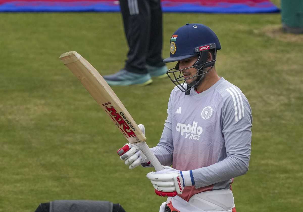 Shubman Gill tunes up for the third T20I against South Africa, Dharamsala, December 13, 2024