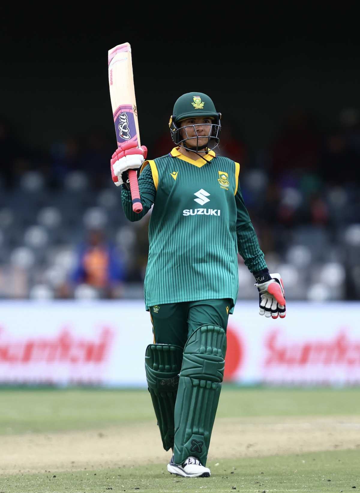 Sune Luus stayed unbeaten to take South Africa over the line, South Africa vs Ireland, 1st women's ODI, East London, December 13, 2025